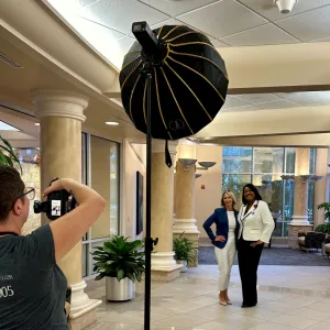 Behind the scenes of the Evolve Magazine photo shoot