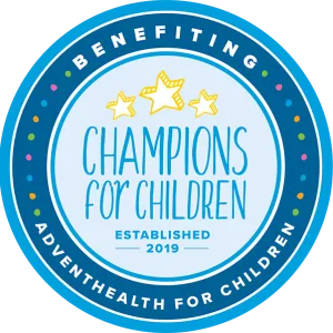 badge for champions for children