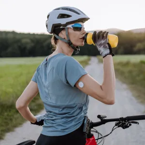 Woman on a bicycle