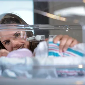 Mother and Baby in our NICU.