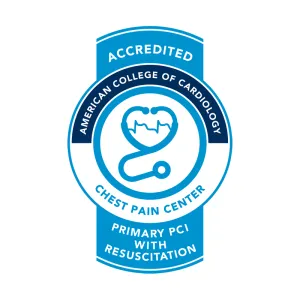 AdventHealth is an accredited organization for Chest Pain by The American College of Cardiology