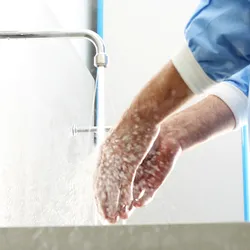 wash hands