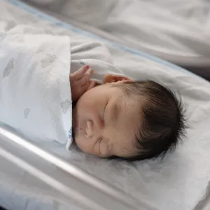 Newborn baby sleeping