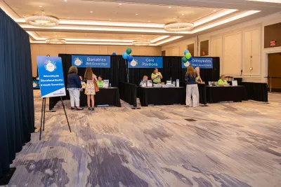 Attendees at a Women's health event