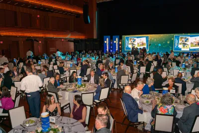 the audience at celebrating generosity