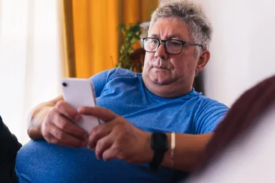 searching on the phone