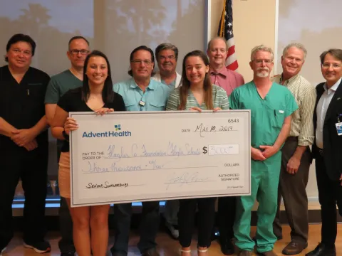 Local Students Receive $3,000 in Scholarships from AdventHealth Palm Coast Physicians
