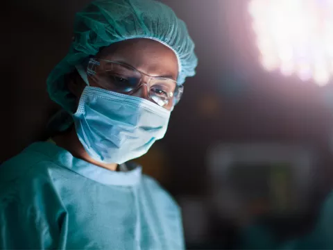 A Surgeon in an Operating Room