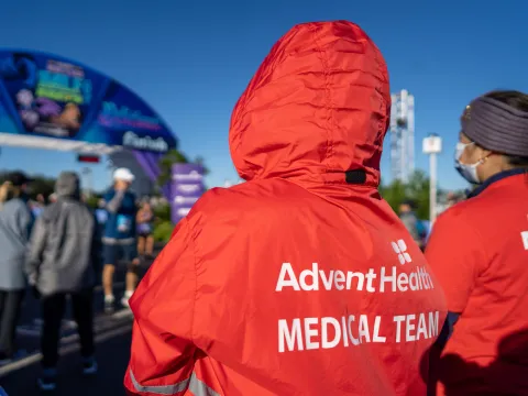 AdventHealth Medical Team Members at runDisney event.