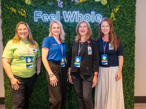 Attendees at a Women's health event
