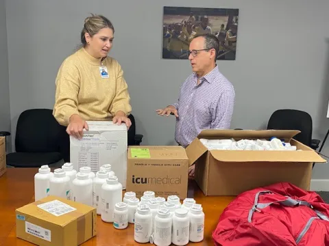 AdventHealth Global Missions donation to Rabbi Engel for Ukraine