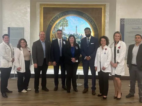 The AdventHealth North Pinellas Bariatrics and Metabolic Surgery team.