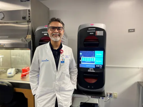 Dr. Jose Alexander medical director of the microbiology and virology department for AdventHealth’s Central Florida Division — South Region