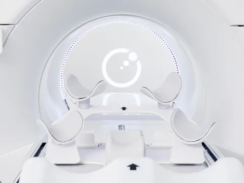 Elekta Unity MR-Linac System looking through bore