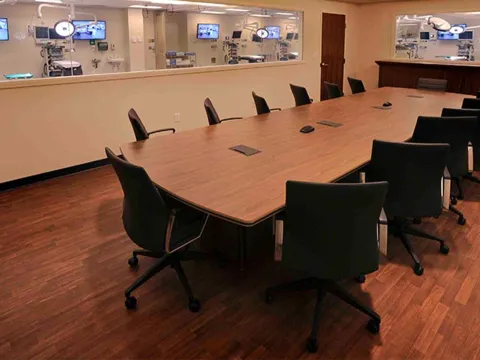 Nicholson Center Lab Boardroom.