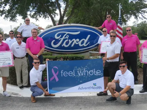 Palm Coast Ford Supports AdventHealth Palm Coast’s Efforts to Fight Breast Cancer