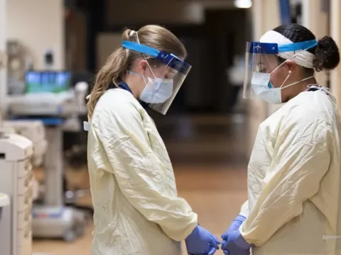 Nurses praying