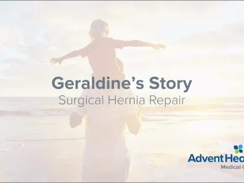 Geraldine's Story - Surgical Hernia Repair