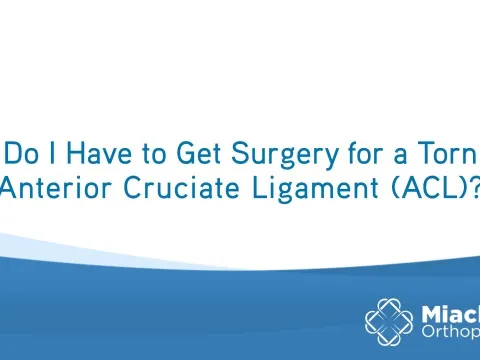Do I Have to Get Surgery for a Torn ACL? | Q&A | Dr. Sean Keyes | BEAR Implant | Miach Orthopaedics