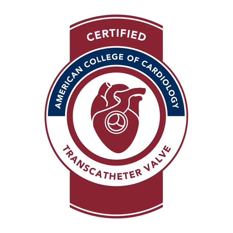 AdventHealth is a certified organization for Transcatheter Valve procedures by The American College of Cardiology