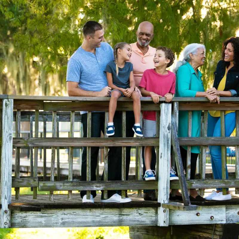 Multigenerational Family at the park