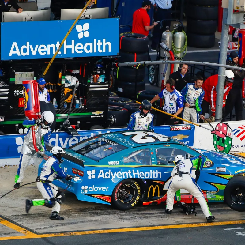 Ross Chastain NASCAR in pit