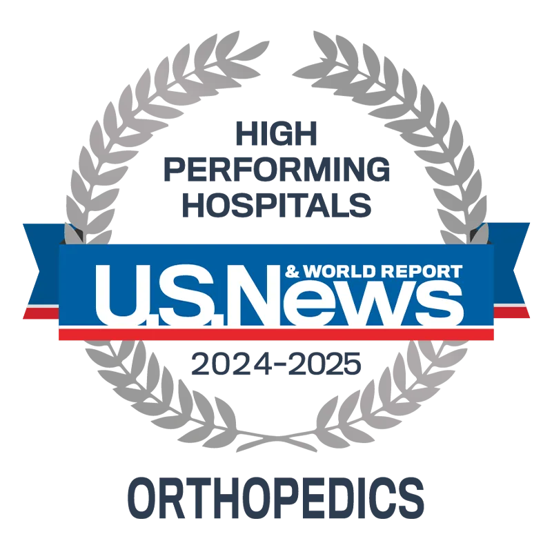 US News High Performing Orthopedics 2024-2025