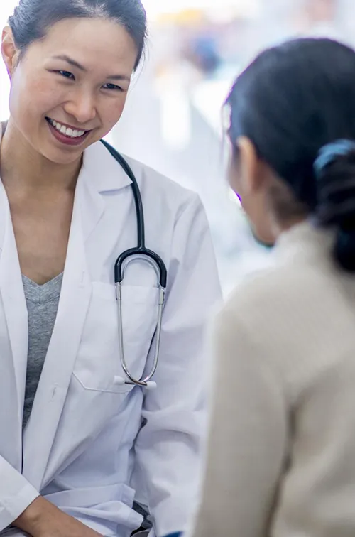 Friendly female doctor