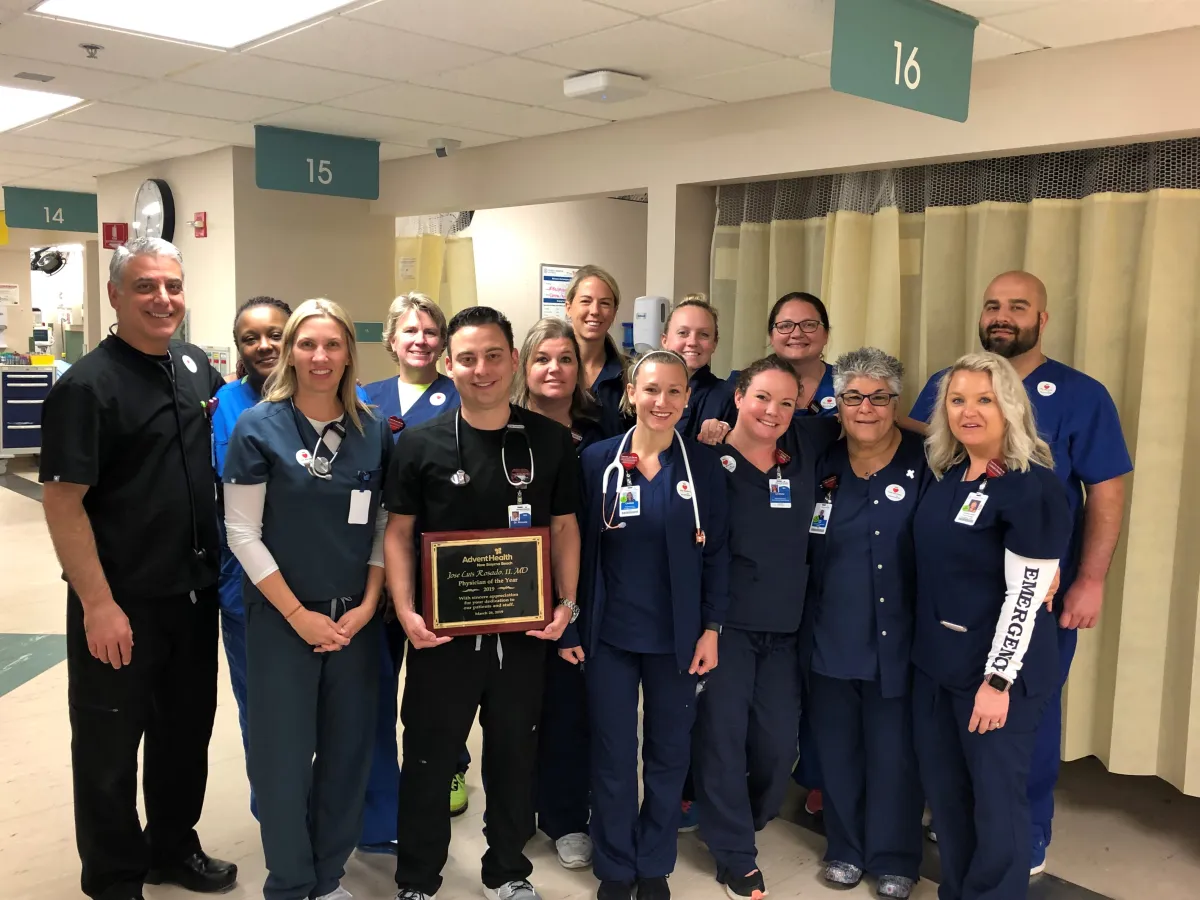 AdventHealth New Smyrna Beach Names Dr. Rosado as Physician of the Year