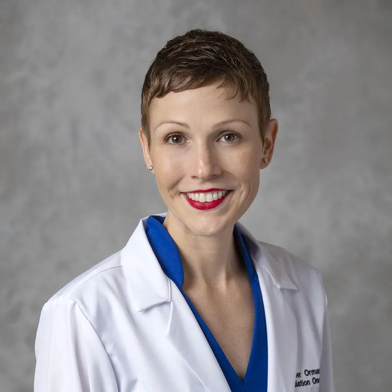 Dr. Amber Orman isa radiation oncologist at AdventHealth in Celebration.