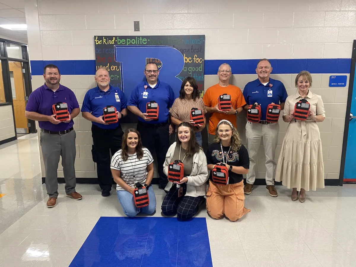 AH Gordon First Aid Kit Donations for Belwood Elementary
