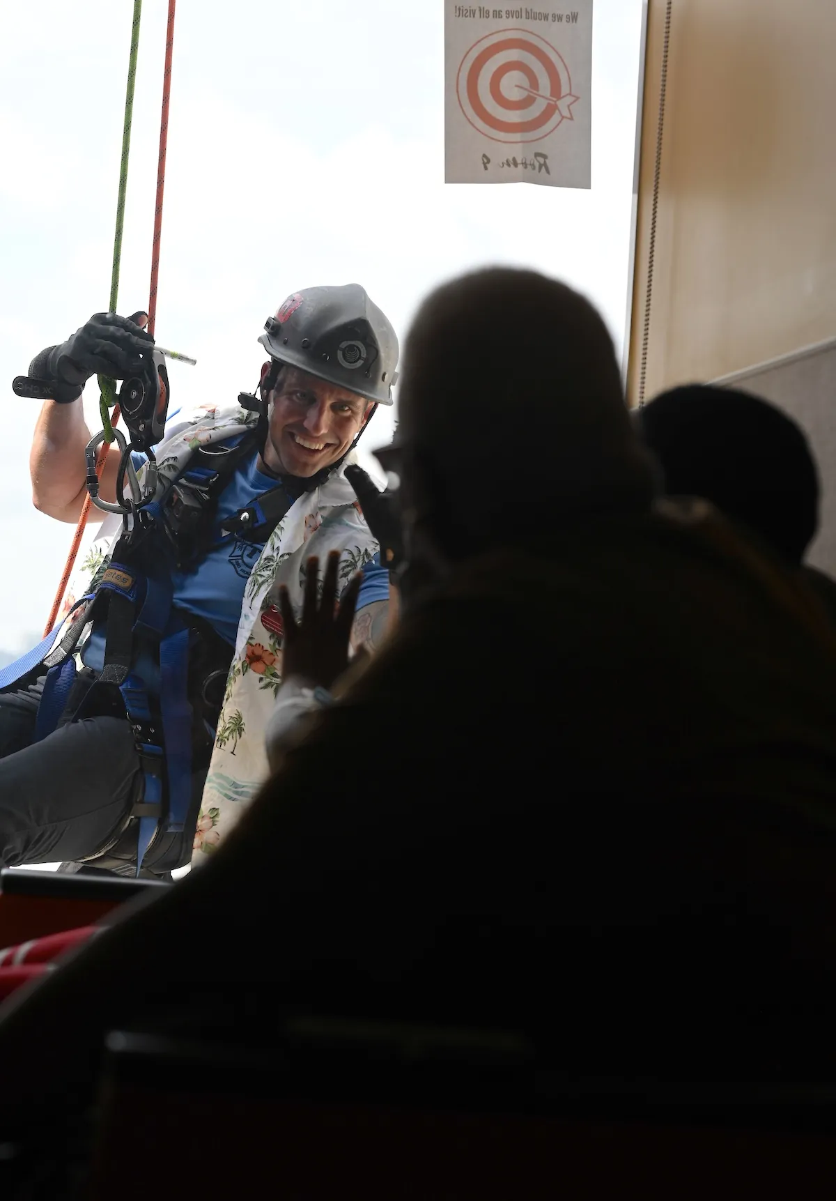 rappelling
