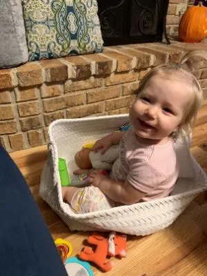 baby smiling