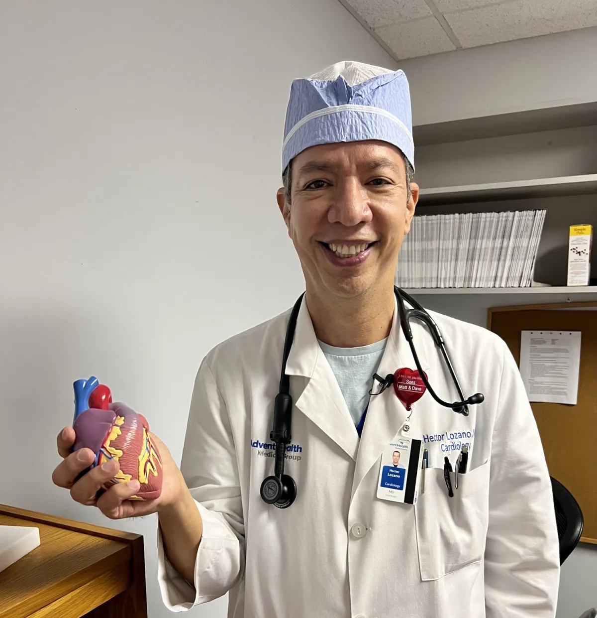 Dr. Hector Lozano, cardiologist and medical director of the vascular ultrasound laboratory at AdventHealth Medical Group.